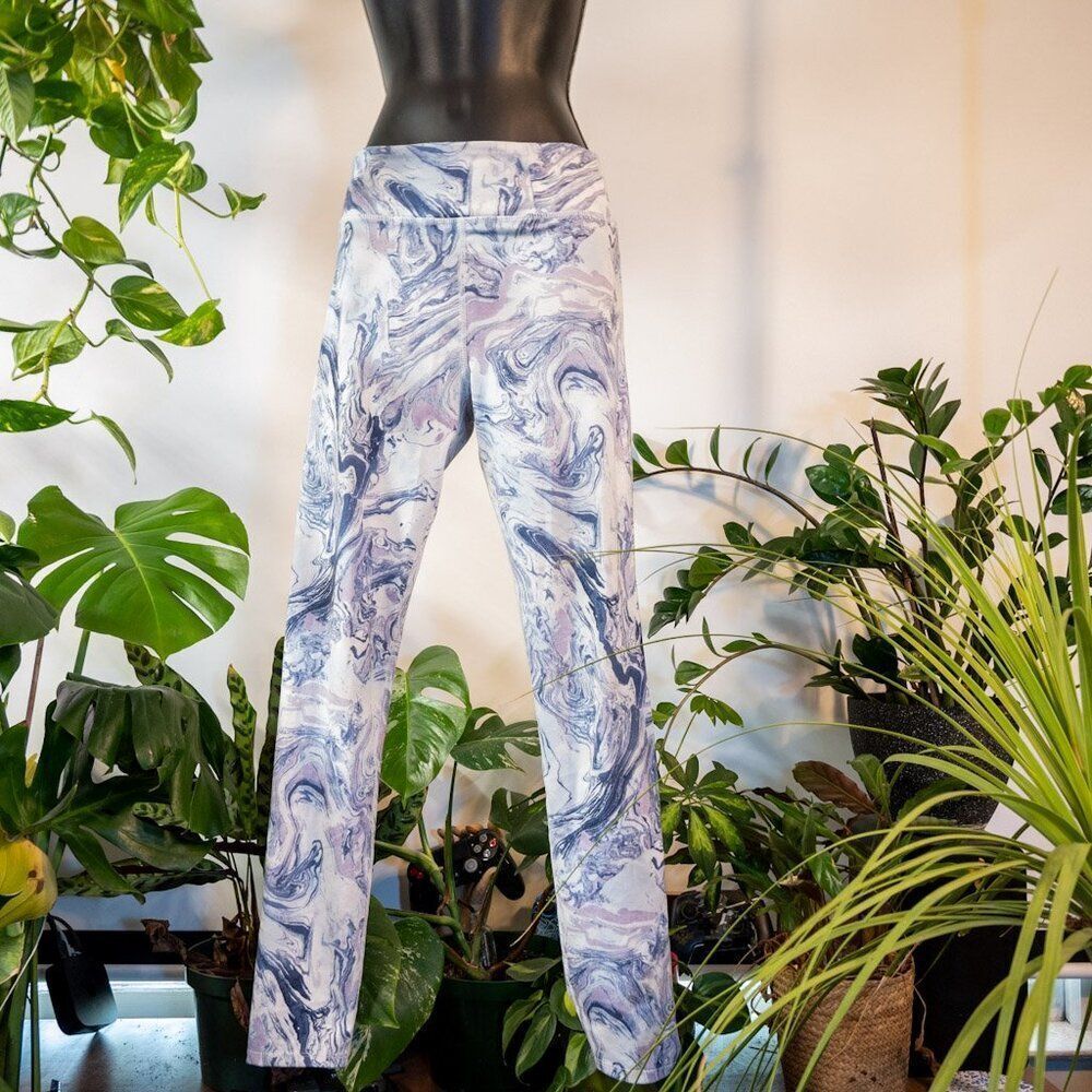 SO High-Rise Marbled Yoga Leggings, Size M